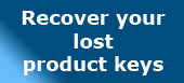 Recover Keys - Recover your lost product keys